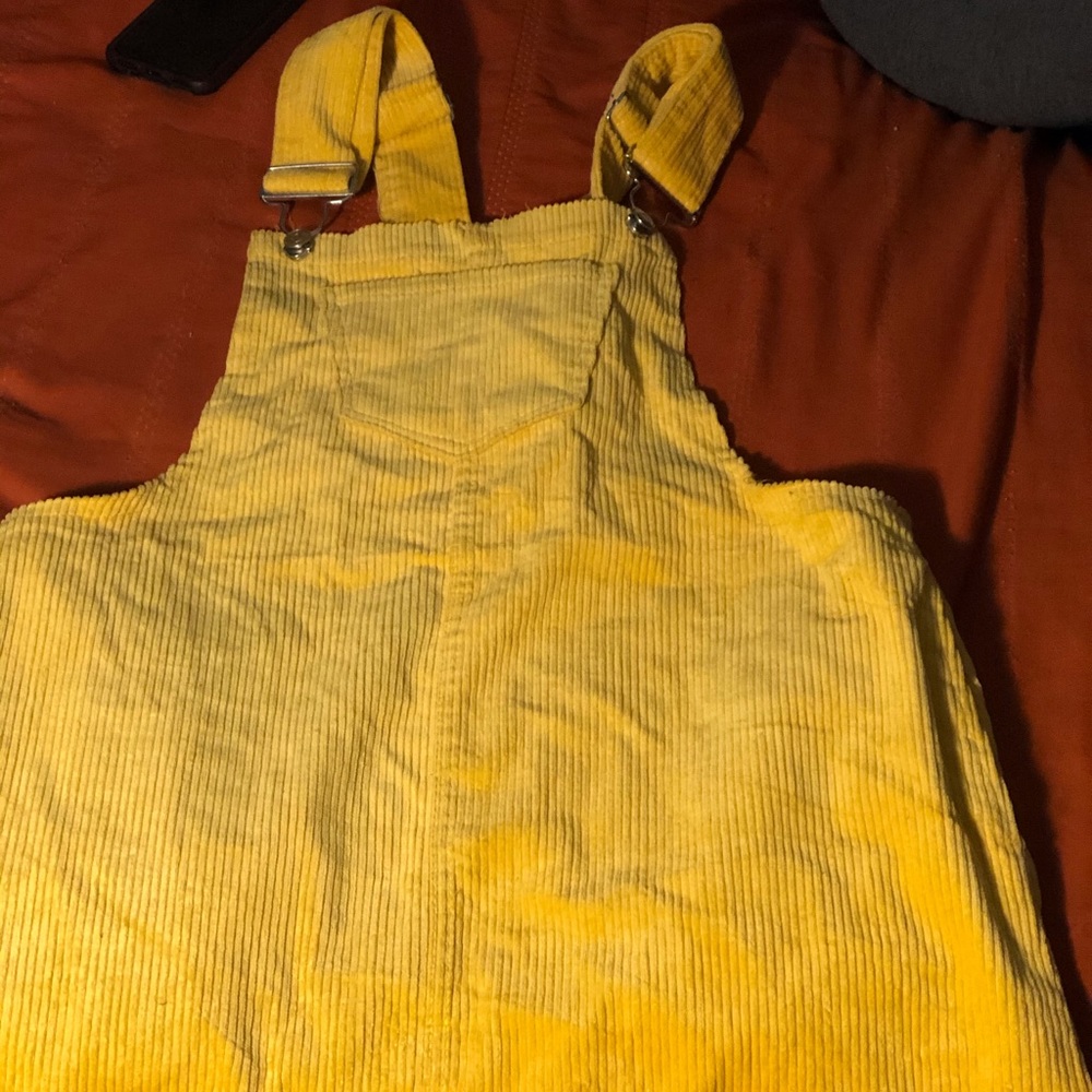 Corduroy Yellow Forever 21 Dress